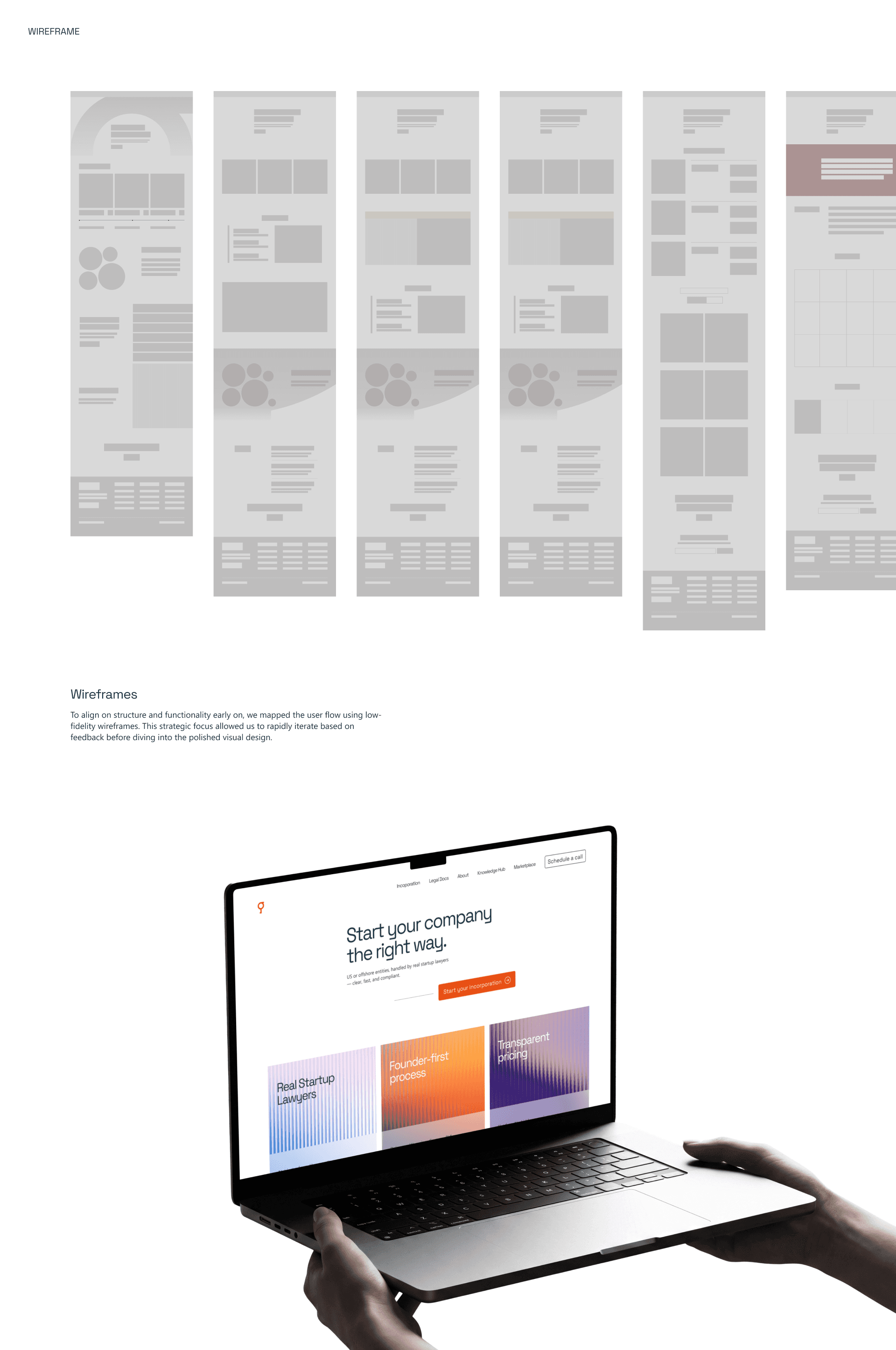 Higrow mobile and section layout